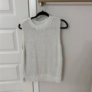 Abercrombie & Fitch White Knit Sweater